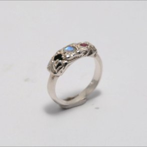 La Vie en Rose Silver Ring